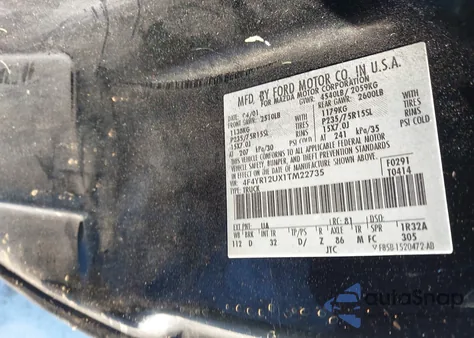 2001 Mazda B3000 Ds/Se z USA, uszkodzony, nr VIN 4F4YR12UX1TM22735